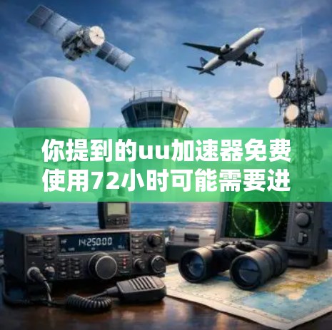 你提到的uu加速器免费使用72小时可能需要进一步确认,因为UU加速器的使用限制和条款可能因不同的版本或地区而有所不同。以下是常见的使用时间限制情况和建议