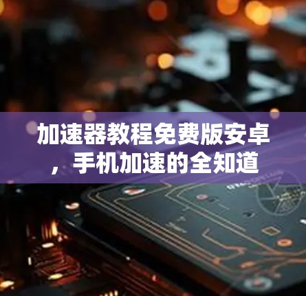 加速器教程免费版安卓,手机加速的全知道