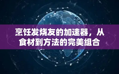 烹饪发烧友的加速器,从食材到方法的完美组合
