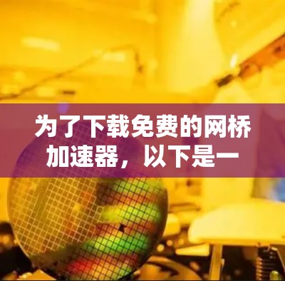 为了下载免费的网桥加速器,以下是一些考虑因素和建议