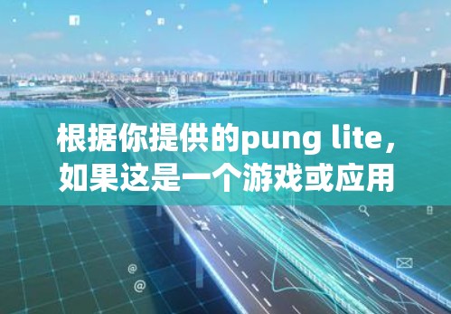 根据你提供的pung lite，如果这是一个游戏或应用名称，我可以提供一些免费加速器建议。然而，由于名称可能有误，我需要确认具体指的是什么。以下是一些常见的免费加速器推荐，适用于广泛范围的应用