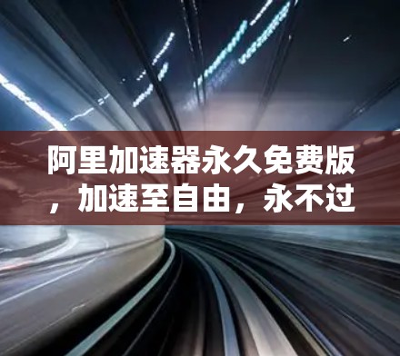 阿里加速器永久免费版,加速至自由,永不过去