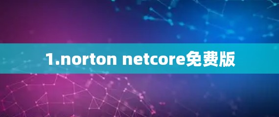 1.norton netcore免费版
