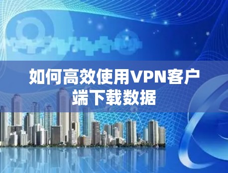 如何高效使用VPN客户端下载数据