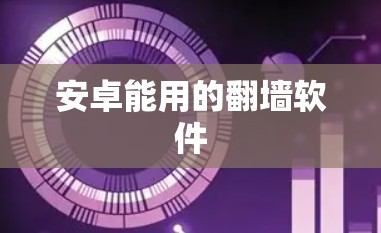 安卓能用的翻墙软件