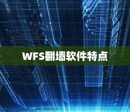 WFS翻墙软件特点