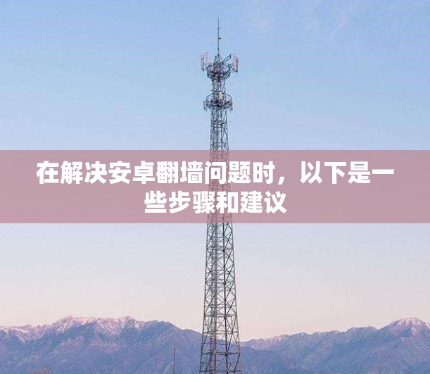 在解决安卓翻墙问题时,以下是一些步骤和建议