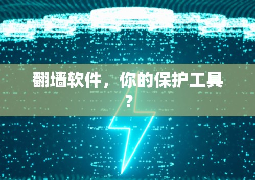 翻墙软件,你的保护工具?