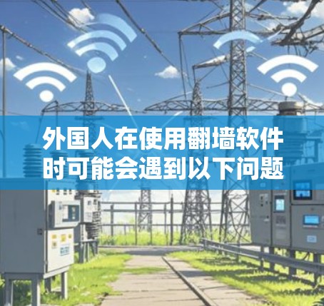 外国人在使用翻墙软件时可能会遇到以下问题和挑战