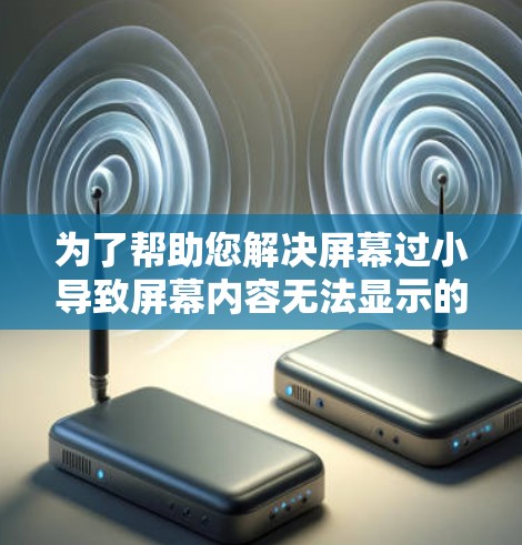 为了帮助您解决屏幕过小导致屏幕内容无法显示的问题，以下是一些推荐的软件，并根据您的需求和预算进行选择