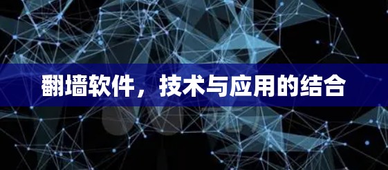 翻墙软件，技术与应用的结合