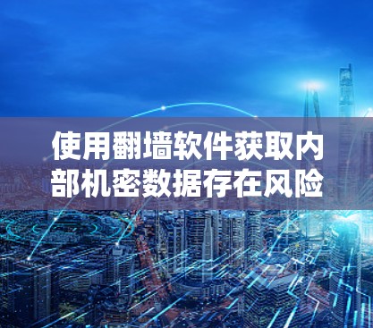 使用翻墙软件获取内部机密数据存在风险，建议采取以下步骤确保数据安全