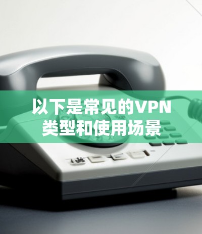 以下是常见的VPN类型和使用场景 以下是常见的VPN类型和使用场景