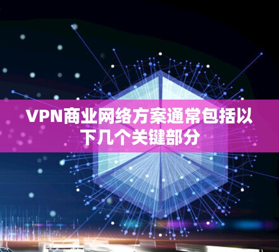 VPN商业网络方案通常包括以下几个关键部分