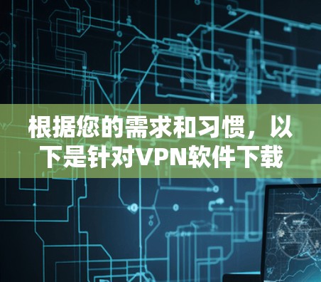 根据您的需求和习惯,以下是针对VPN软件下载的选择建议 根据您的需求和习惯,以下是针对VPN软件下载的选择建议