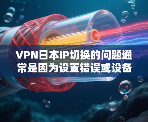 VPN日本IP切换的问题通常是因为设置错误或设备配置不当。以下是一些常见的解决方法 VPN日本IP切换的问题通常是因为设置错误或设备配置不当。以下是一些常见的解决方法