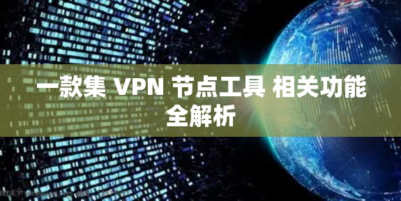 一款集 VPN 节点工具 相关功能全解析