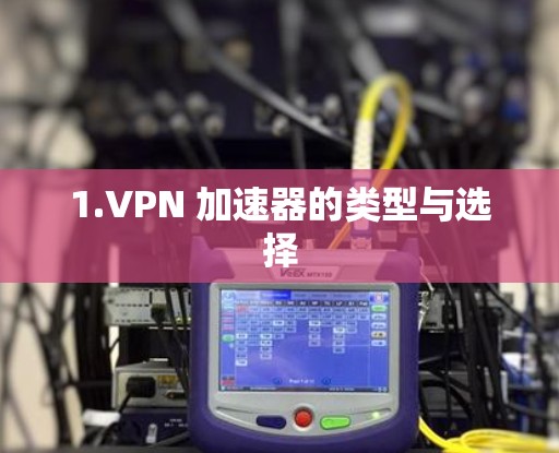 1.VPN 加速器的类型与选择 1.VPN 加速器的类型与选择