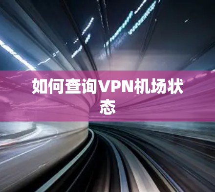 如何查询VPN机场状态