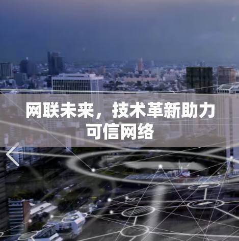 网联未来,技术革新助力可信网络 网联未来,技术革新助力可信网络
