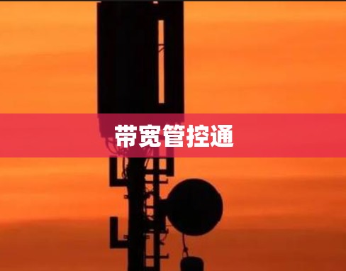 带宽管控通